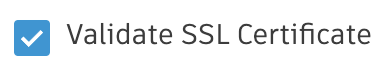Validate SSL certificate